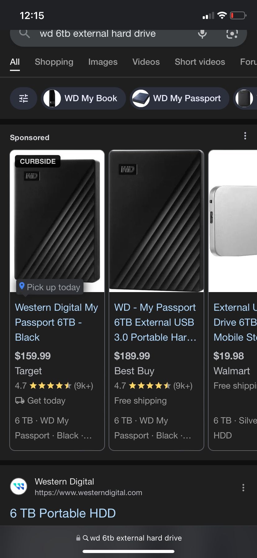 Western Digital 6tb