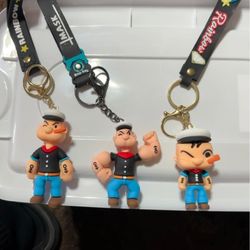 Popeye keychains