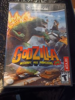NINTENDO GAMECUBE GODZILLA GAME AND PLATINUM GAMECUBE CONTROLLER $160 FINAL PRICE READ DESCRIPTION AND SEE ALL PICTURES