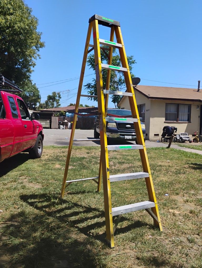 8 Ft Fiberglass Step Ladder