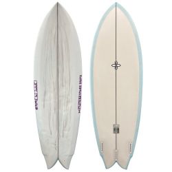 5'6" Infinity Surfboards "Diamond Mind Space Ship" by Dan Boehne - Lightly-Used Fish Surfboard