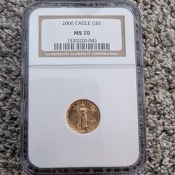 2006 Gold Eagle MS 70 