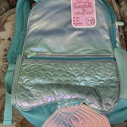 Mermaid Theme Backpack 