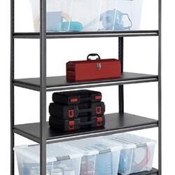 Whelan 5-Shelf Heavy Duty Steel Shelving Unit, 48" W x 24" D x 72 1 For $60 Or 2 For 100