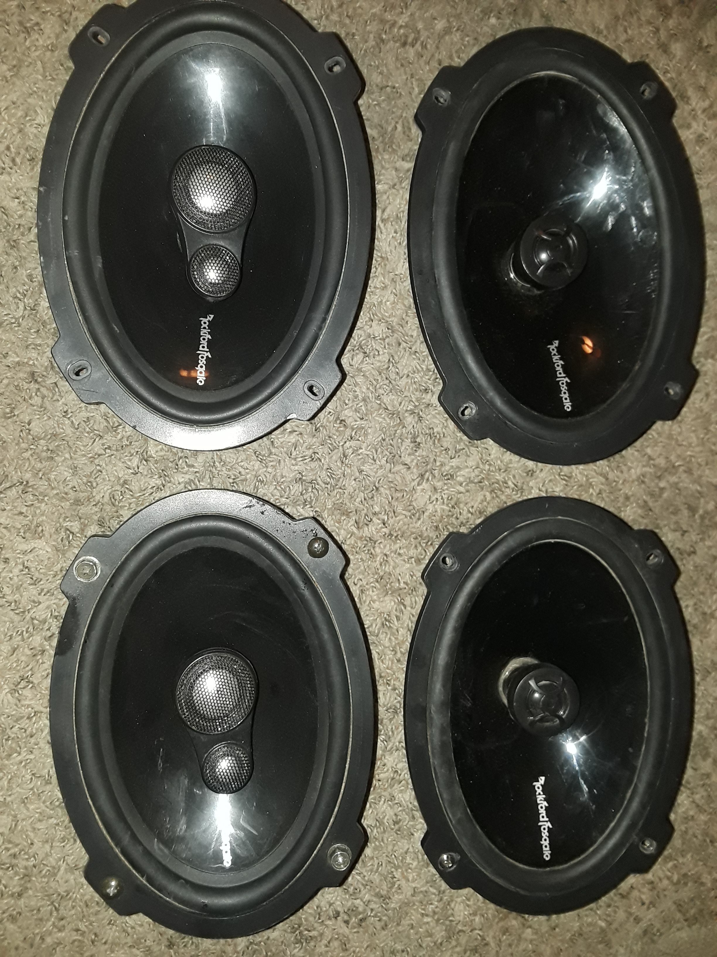 Rockford Fosgate Punch P1692 & Power T1693 6" X 9" Midrange Speakers