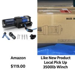 New Product Local Pick Up 3500lb Winch