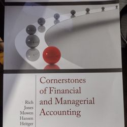 Cornerstones of Financial and Managerial Accounting 