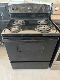 Hot point electric stove