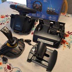 G29 Wheel Pedals And T16000m Hotas