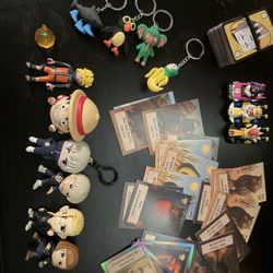 Italian Brain Rot Anime Minecraft Bundle Of Toys, Figures Cars Cards