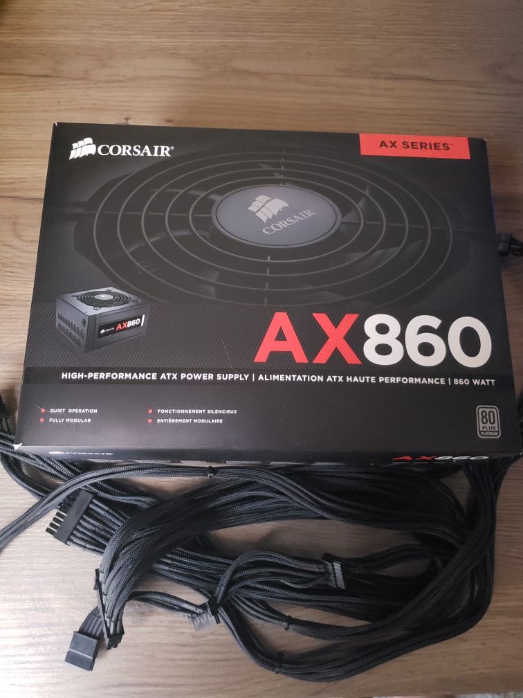 Corsair AX860 platinum powersupply