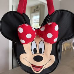 Minnie Mouse Face Mini Canvas Tote Bag Hot Item Viral 
