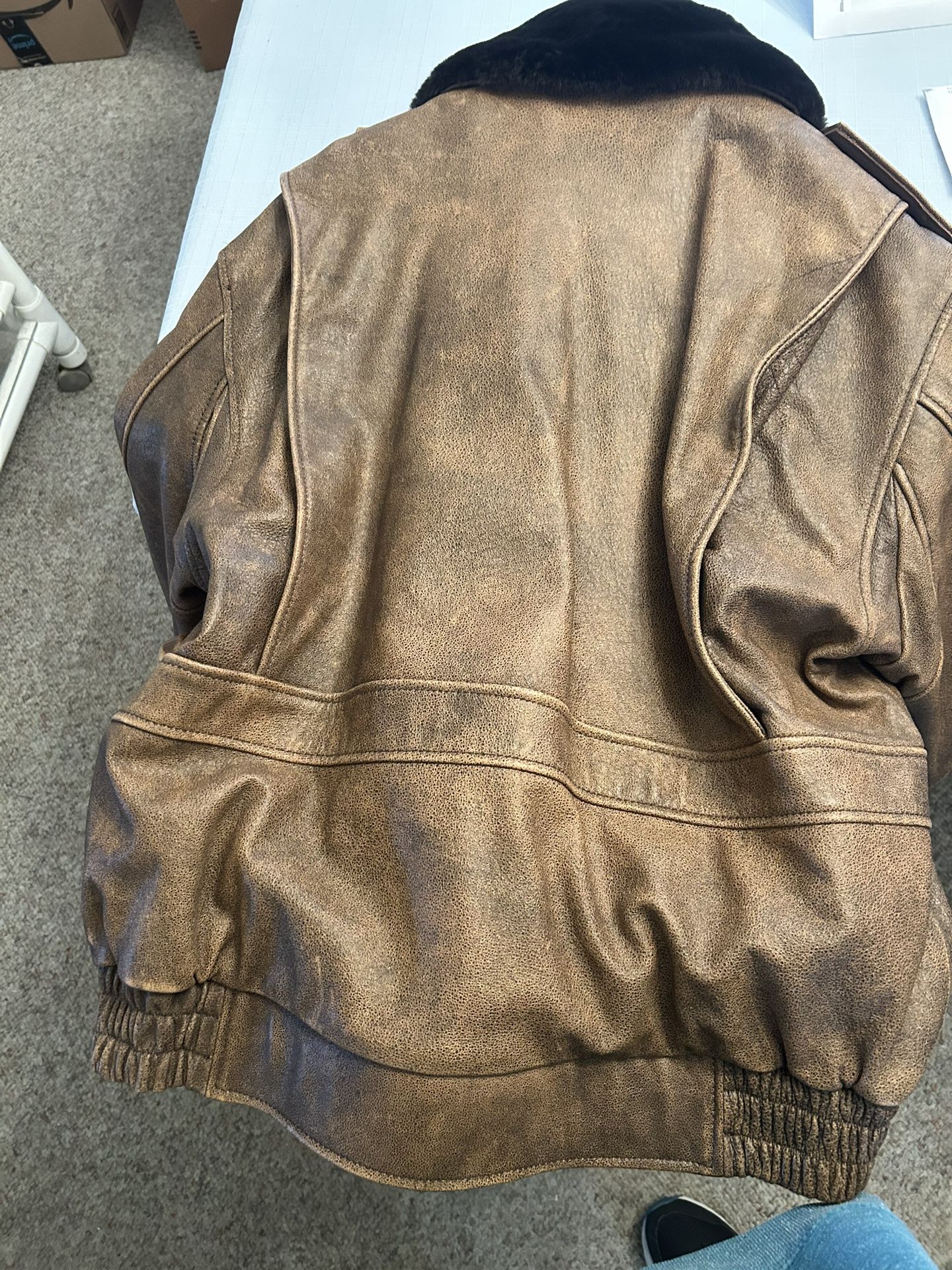Jim and MaryLou Leather jacket- L