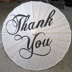 Thank You Wedding Umbrella