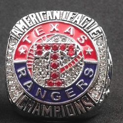 Texas Rangers 2011 AL Champions Ring Size 11