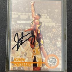 1997 Press Pass Certified Authentic Auto John Thomas Rookie Auto RC