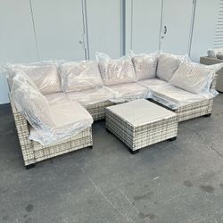 7pc Outdoor Patio Furniture Set 