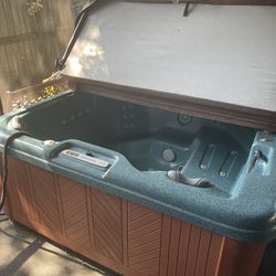 Hot Tub Cheap. You Take a Part And Remove.  Everything works great On It