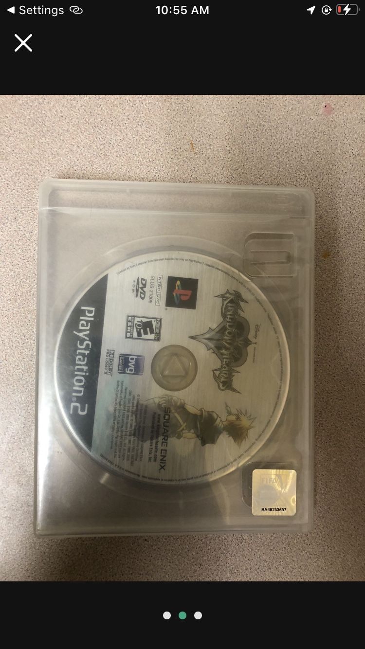 PlayStation 2 Kingdom Of Hearts $25