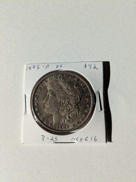1885 Philadelphia Morgan Silver Dollar
