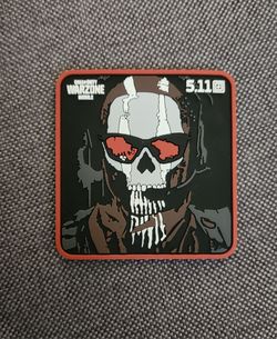 5.11 Tactical Call Of Duty Warzone Ghost Skull Tactical Patch Edition