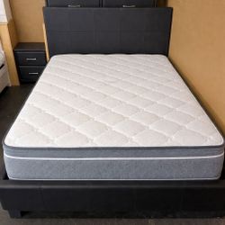 Queen Bed Frame + Queen Mattress - Just $399!