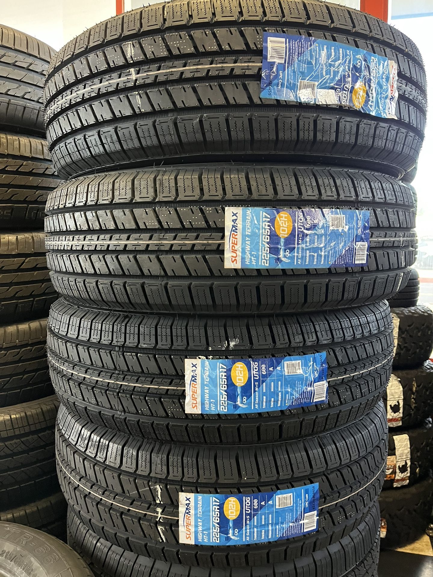 🔥📲225/65/17 Vendo Set De Llantas Nuevas Marca Supermax