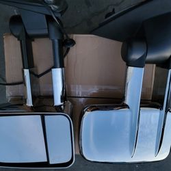 14-18 Chevrolet Silverado Gmc Sierra Towing Mirrors Espejos Retrovisores Chevy