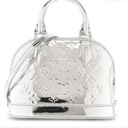 Louis Vuitton Sold Out Mirior Silver Alma BB Mini Bag 