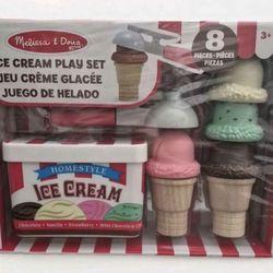 Melissa and Doug Ice Cream Scoop + Stack Cone Magnetic Play Set