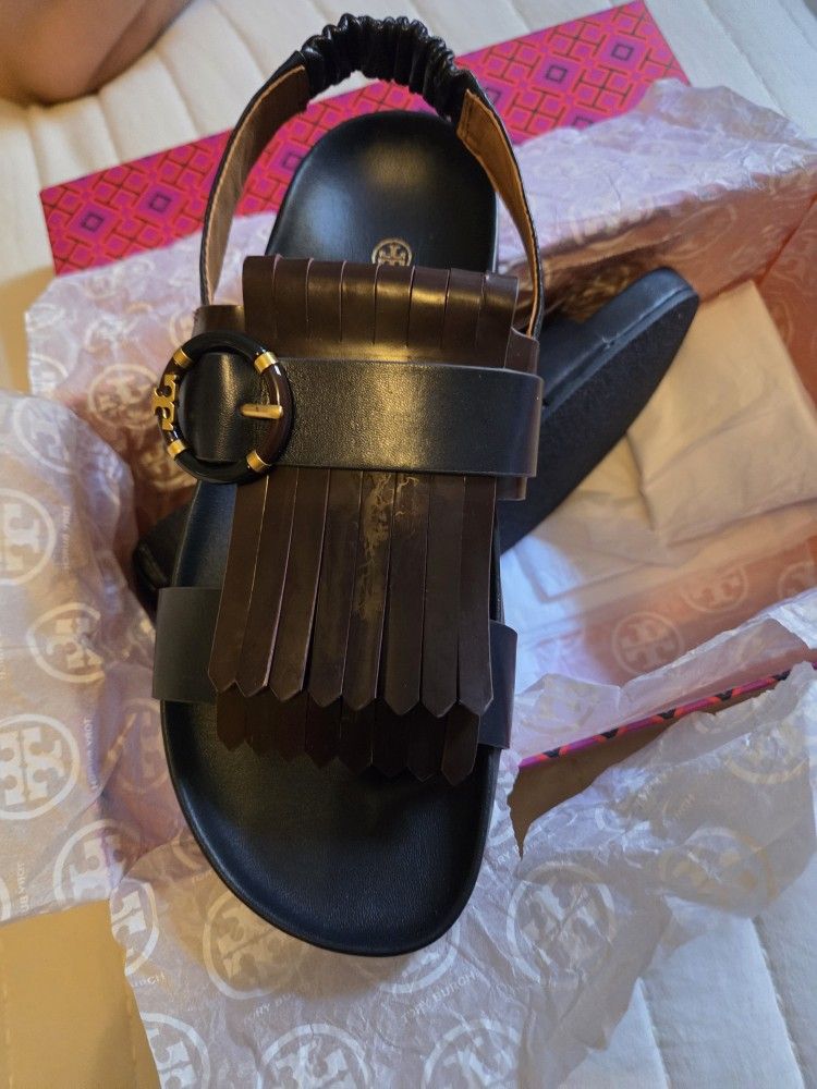 Tory Burch Kiltie Sandal