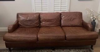 Leather Sofa and chairs set