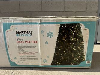 Pre-lit Xmas Tree 9 Ft Slim 