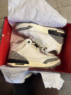 Jordan 3 White Cements Reimagined 6.5y