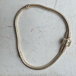 Pandora Moments Snake Bracelet - solid 14k GOLD! 