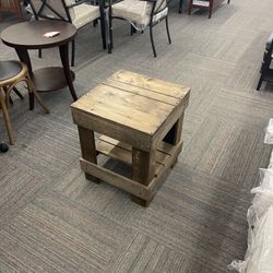New Farmhouse End Table 19x19x23