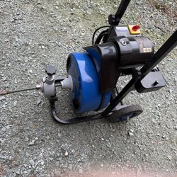 50 Foot Drain Auger With Root Cutters 