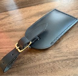 LOUIS VUITTON AUTHENTIC BLACK HAWAII LARGE LUGGAGE TAG