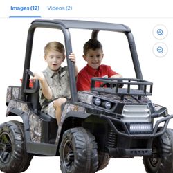 24 Volt battery UTV Four Wheel Powered Jeep