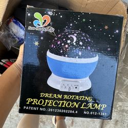 Night lamp light projector.