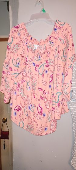 Women's Casual Mid Sleeve Top Size 1x