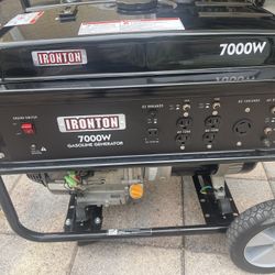 7000 Watt Ironton portable Generator