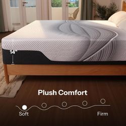 King Mattress – 14 Inch Hybrid, Life Balance Elite Support, Brand New in Box, Made in USA