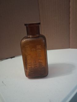 Amber Glass bottle