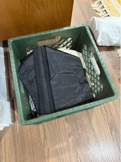 Crate of fabric