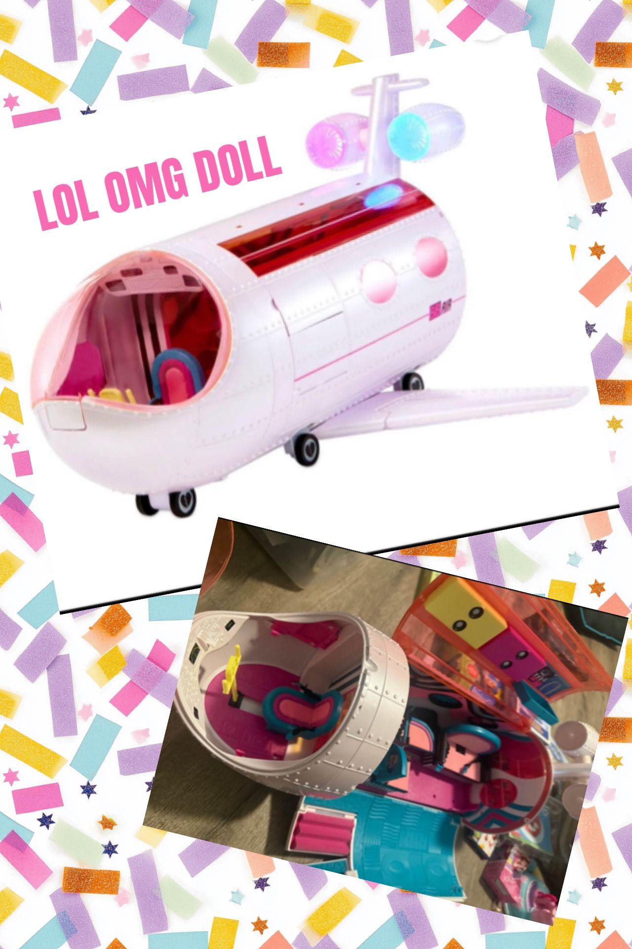 lol Omg Doll Barbie Plane Toy