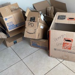 Free Moving boxes all sizes 