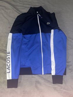 Lacoste Men's Colorblock Resistant Piqué Zip Track Jacket