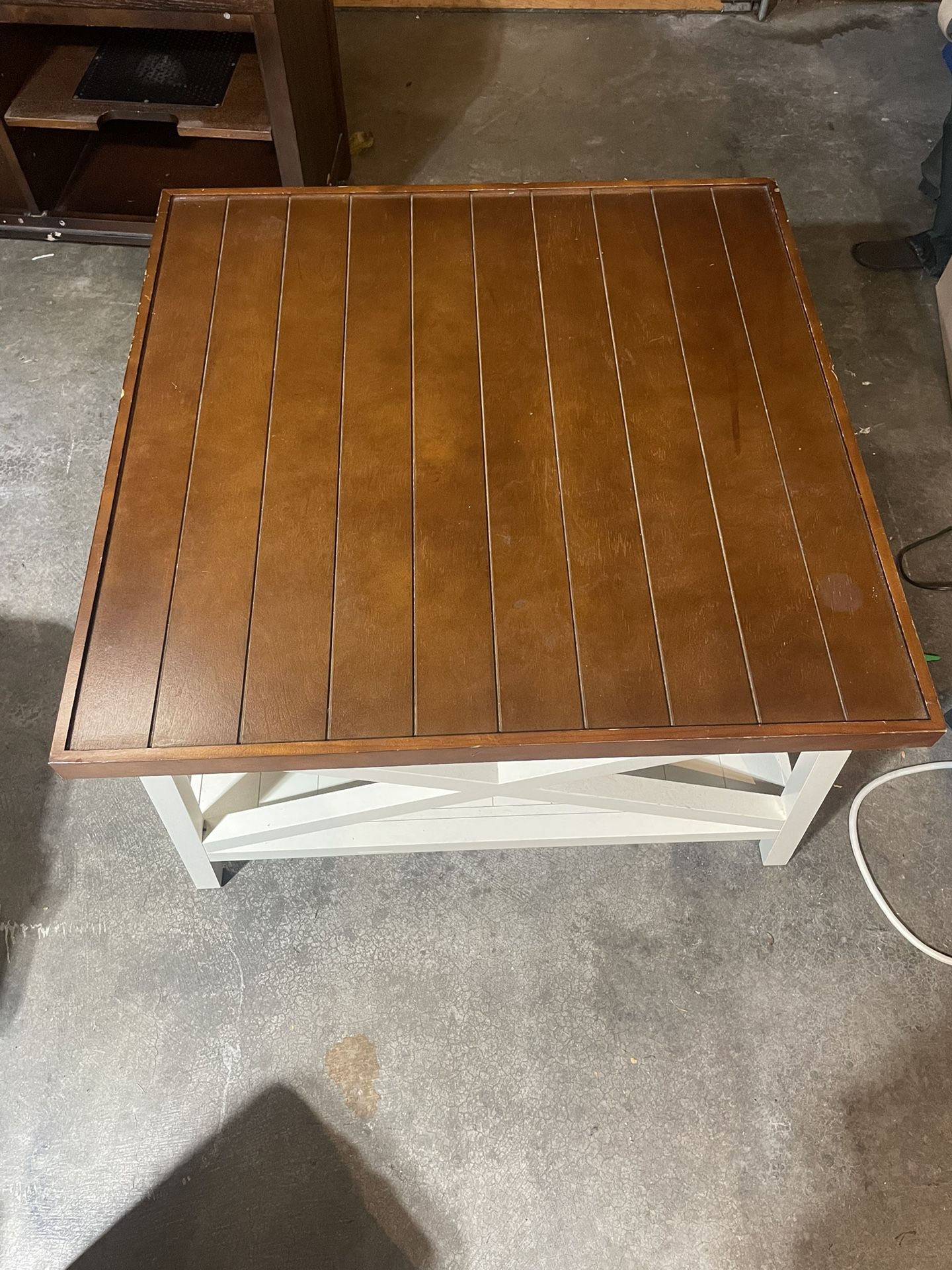 Rustic Square Coffee Table