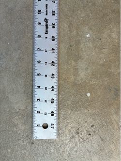 48 in. Aluminum Straight Edge Ruler